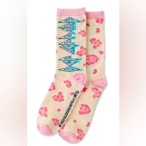 Culturefly Def Leopard Print Socks Unisex Adult In Container Tins